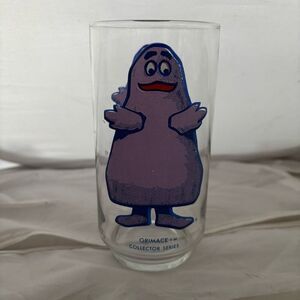 McDonald’s Vintage 1970’s Grimace Collector’s Series Glass